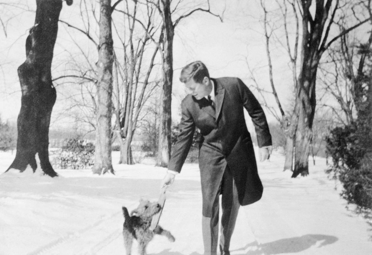 JFK with dog Charlie