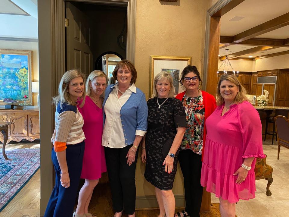 Amarillo Globe-News announces Denise Blanchard (Center in Black) as the 2022 Headliner for her lifetime commitment to community partnerships in bettering our youths education and longtime community service.