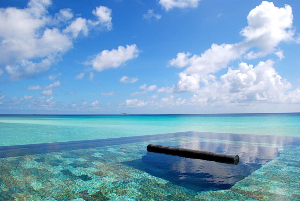 Esta maravillosa pileta se encuentra en el hotel de lujo ‘One & Only Reethi Rah’ ubicado en las Islas Maldivas.