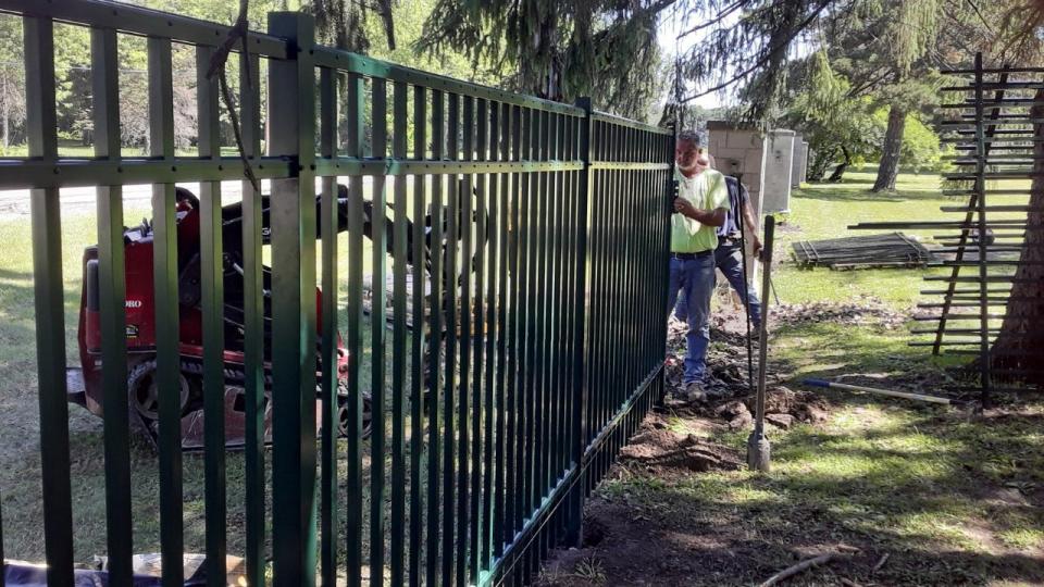 Roselawn Memorial Park in LaSalle is getting a new fence. Provided photo