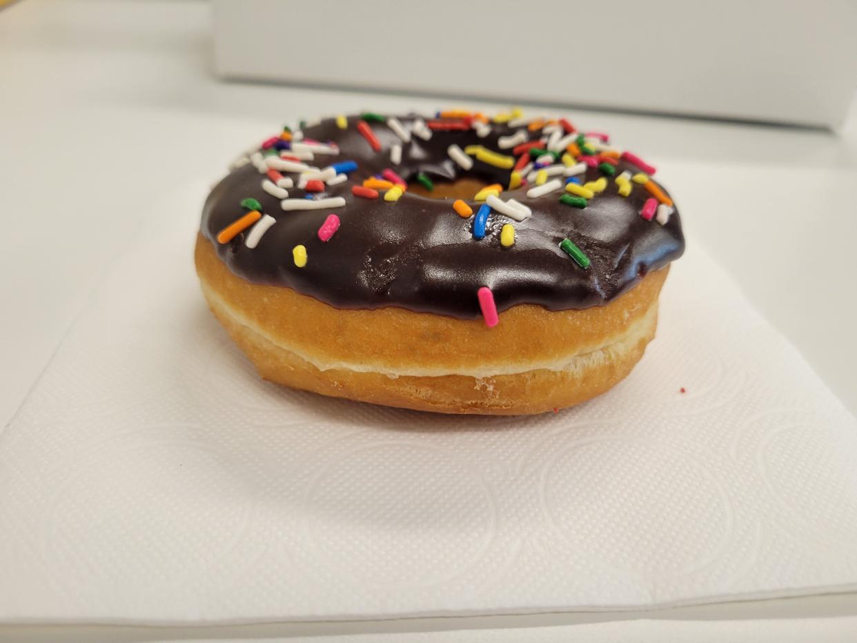 The Chocolate Yeast with Sprinkles from Sprinkles Donut Shop.