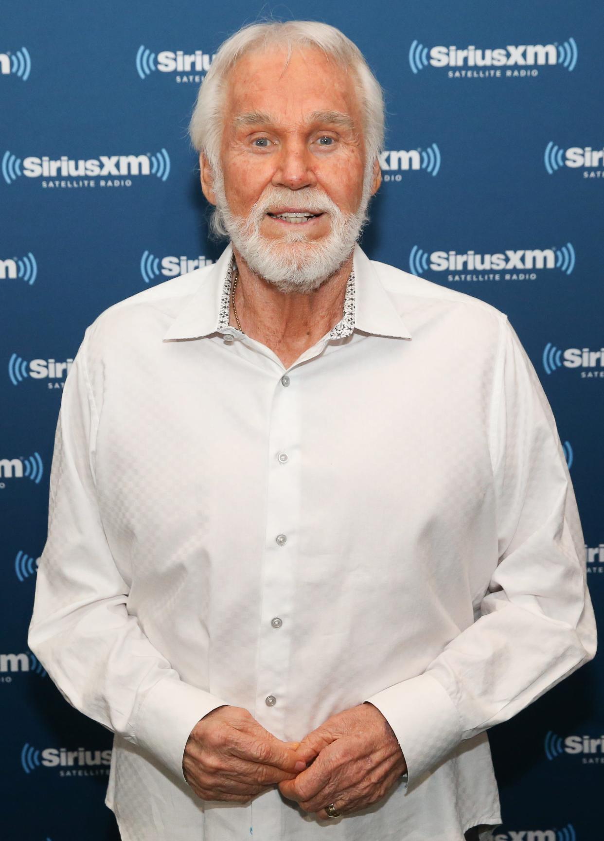 Singer-songwriter Kenny Rogers attends SiriusXM's 'Town Hall' With Kenny Rogers at SiriusXM's Music City Theatre on June 8, 2017 in Nashville.