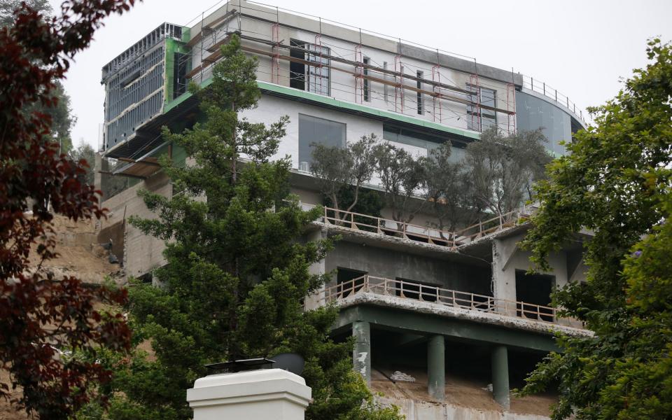 The unfinished mega-mansion has been dubbed the 