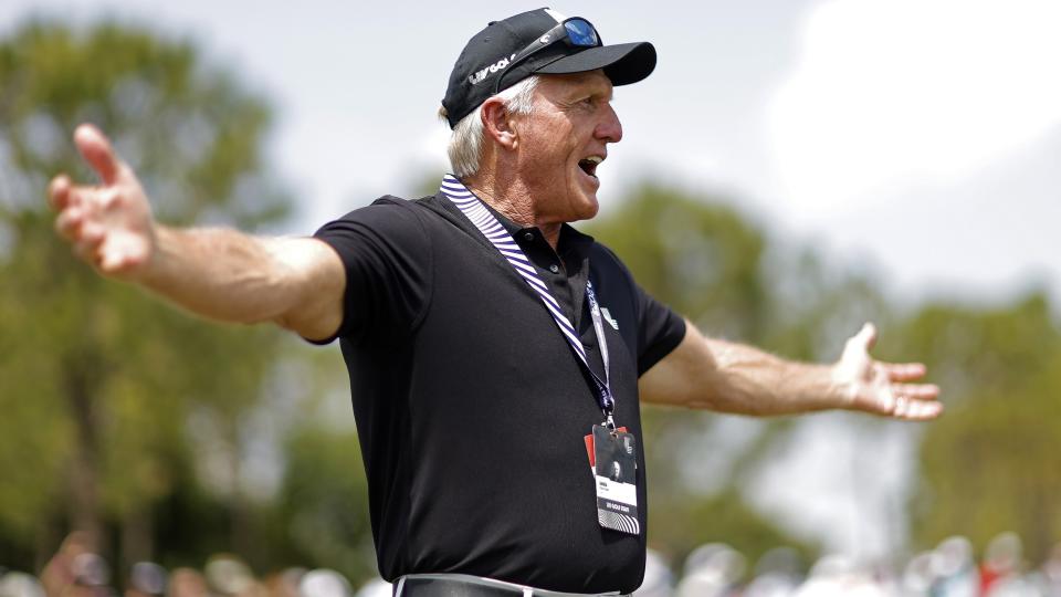 Greg Norman at LIV Golf Orlando 2023