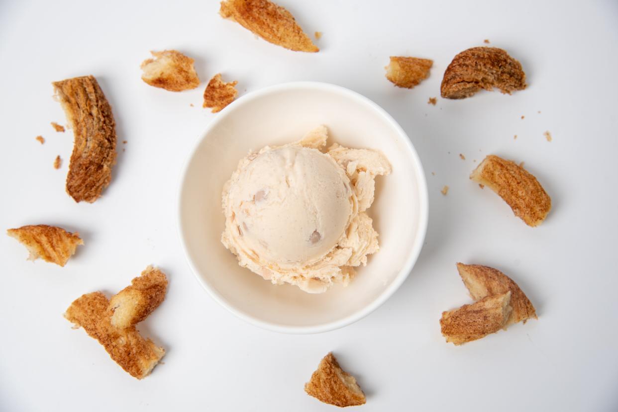 Graeter’s Ice Cream's third of five bonus flavors this season is Churro, a combination of cinnamon ice cream with crunchy churro pieces.