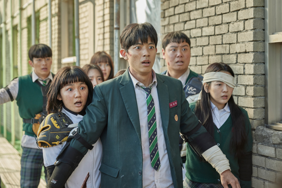 <p>Netflix</p><p>When a zombie virus spreads through school, teachers flee and leave rapidly mutating classmates to both fight and fend for themselves. This 12-episode season is tense and bloody throughout, with lots to say against inter-generational divide.</p>