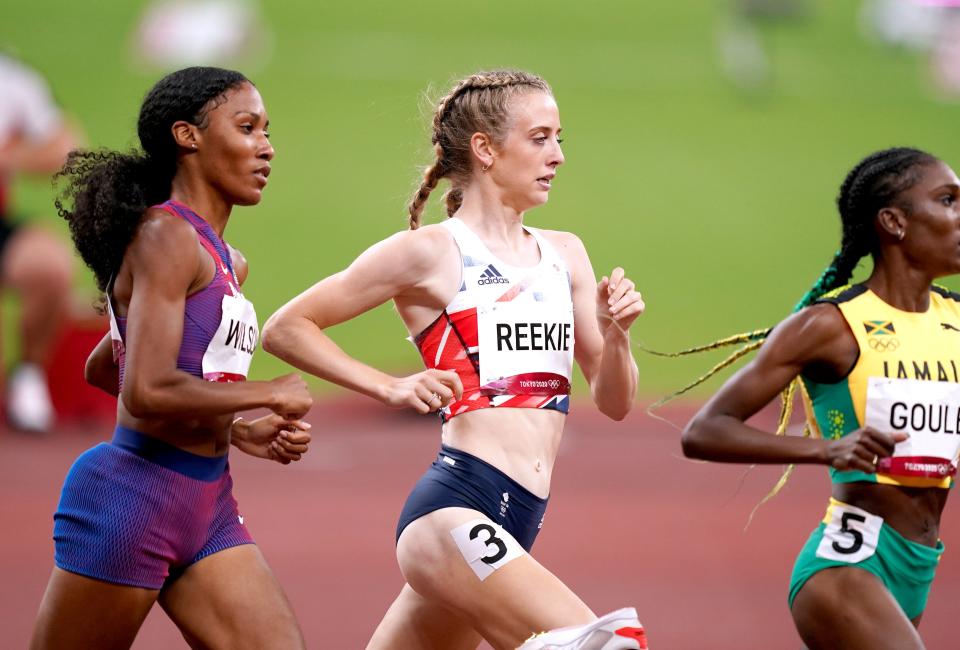 Great Britain’s Jemma Reekie reached the women’s 800m final. (Mike Egerton/PA) (PA Wire)