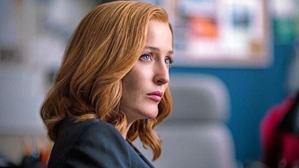 Gillian Anderson as Dana Scully in the X-Files