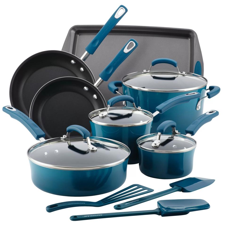 Rachael Ray classic brights cookware set