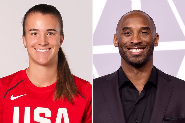 Travis Bell/NBAE via Getty Images; Kevin Winter/Getty Images Sabrina Ionescu; Kobe Bryant