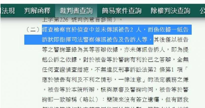 吳志成多次在未傳喚當事人，不給答辯機會的情況下起訴，讓高院法官覺在判決書痛批他的行為嚴重違反規定。（圖／翻攝畫面）