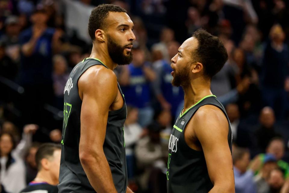 David Berding/Getty Rudy Gobert and Kyle Anderson