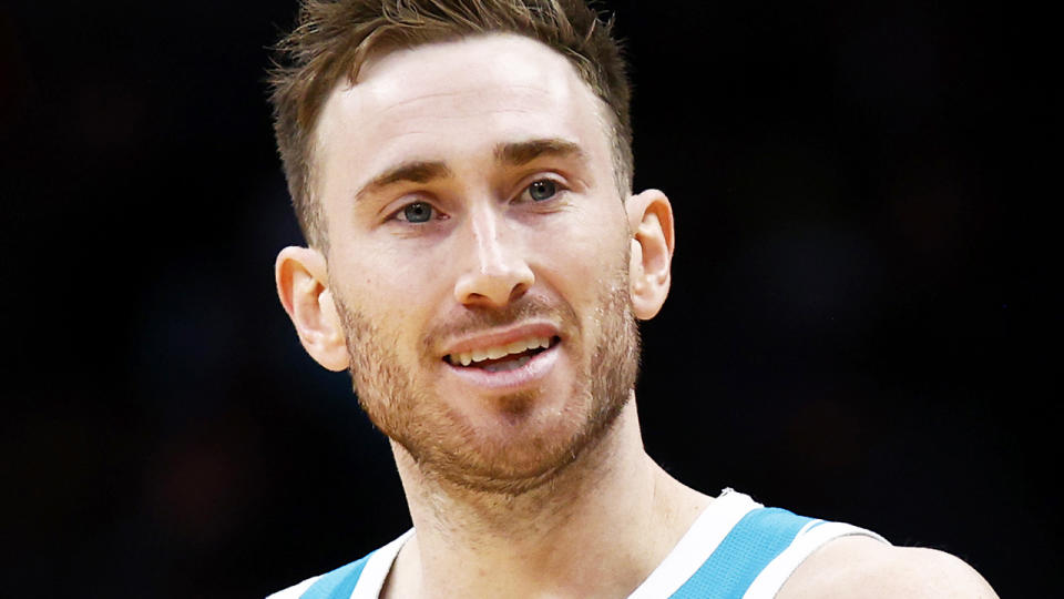 Gordon Hayward, pictured here in action for the Charlotte Hornets in the NBA.