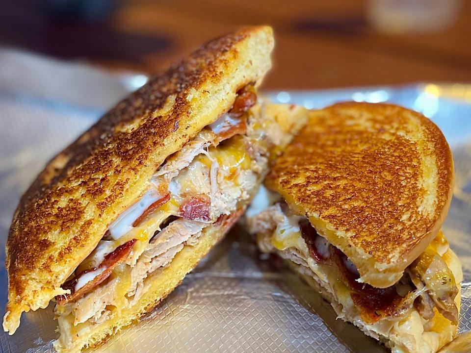 Chicken bacon ranch melt from Uncle Chicken's in New Smyrna Beach.