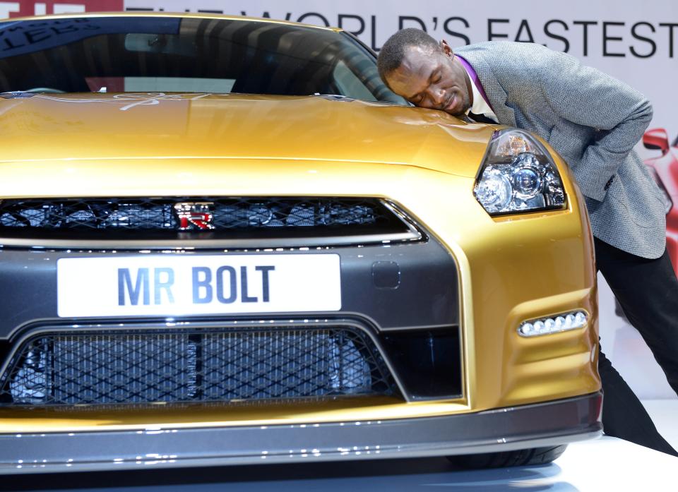 Usain Bolt Visits Nissan Headquarters