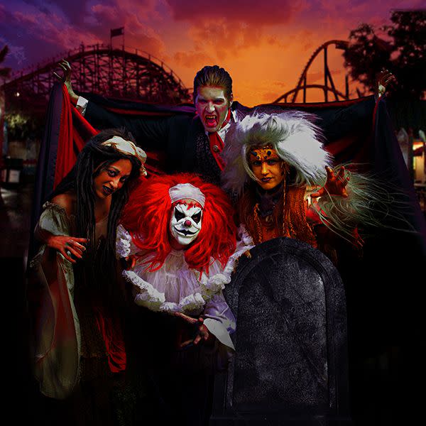 <p>Come nightfall, many theme parks play host to haunted happenings. From the Grady twins greeting you inside <a rel="nofollow noopener" href="https://www.tripadvisor.com/ShowUserReviews-g34515-d102432-r119495817-Universal_Studios_Florida-Orlando_Florida.html" target="_blank" data-ylk="slk:Universal Orlando's The Shining-themed maze;elm:context_link;itc:0;sec:content-canvas" class="link ">Universal Orlando's <em>The Shining</em>-themed maze</a> to the undead lurking around corners in New York City's <a rel="nofollow noopener" href="http://www.bloodmanor.com/" target="_blank" data-ylk="slk:Blood Manor;elm:context_link;itc:0;sec:content-canvas" class="link ">Blood Manor</a>, we've rounded up a few spooky locales that are guaranteed to give you a fright. Plus, we have some not-so-spooky events for the kiddos. </p>