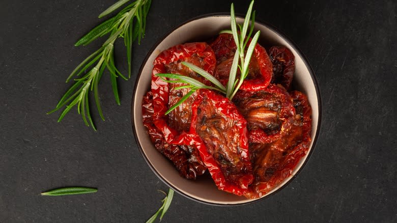 sun-dried tomatoes in bowl