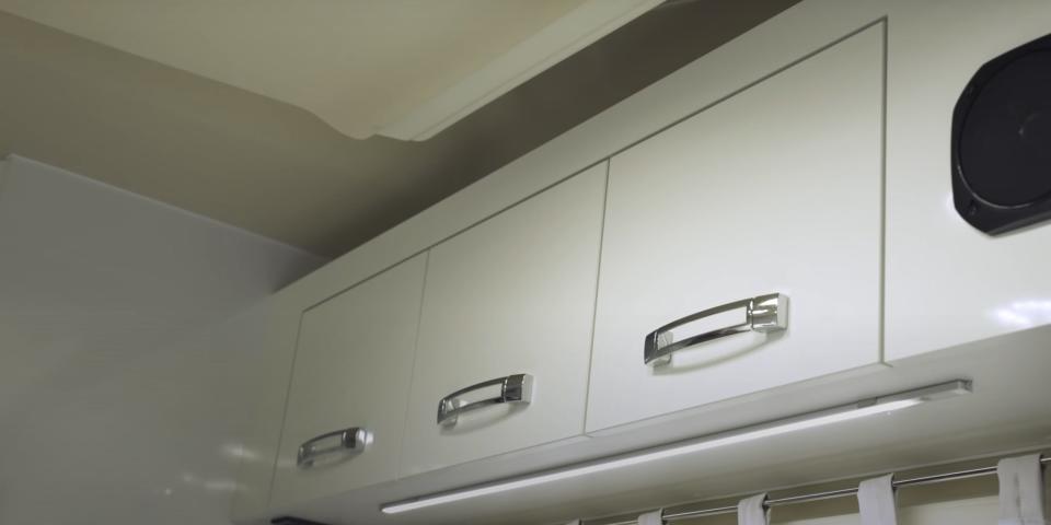 close up of the cabinets