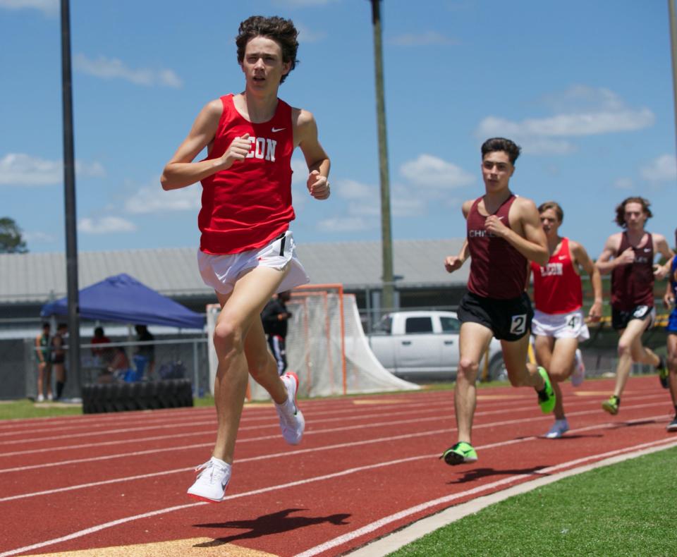 Track and field athletes from Rickards, Lincoln, Leon, Chiles, Godby and Wakulla competed in the 3A District 2 meet on April 23, 2022, at Chiles.