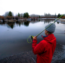 <p>The “Boyfriend” singer is always on the move — whether he’s in a private plane or one of his fancy sports cars — so we wouldn’t peg him as a fisherman, but he loves the sport. In March 2016, he did some fly fishing in an incognito ensemble. <i>(Photo: </i><a rel="nofollow noopener" href="https://www.instagram.com/p/BC9qxUyAvun/" target="_blank" data-ylk="slk:Justin Bieber via Instagram;elm:context_link;itc:0;sec:content-canvas" class="link ">Justin Bieber via Instagram</a><i>)</i> </p>