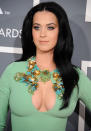 Katy Perry has no shame in showing her full chest at the Grammys.