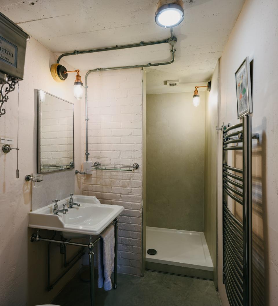 WW2 radar bunker bathroom