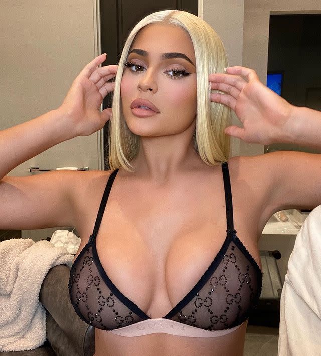 26) Kylie Jenner nude moments on Instagram - June 2020