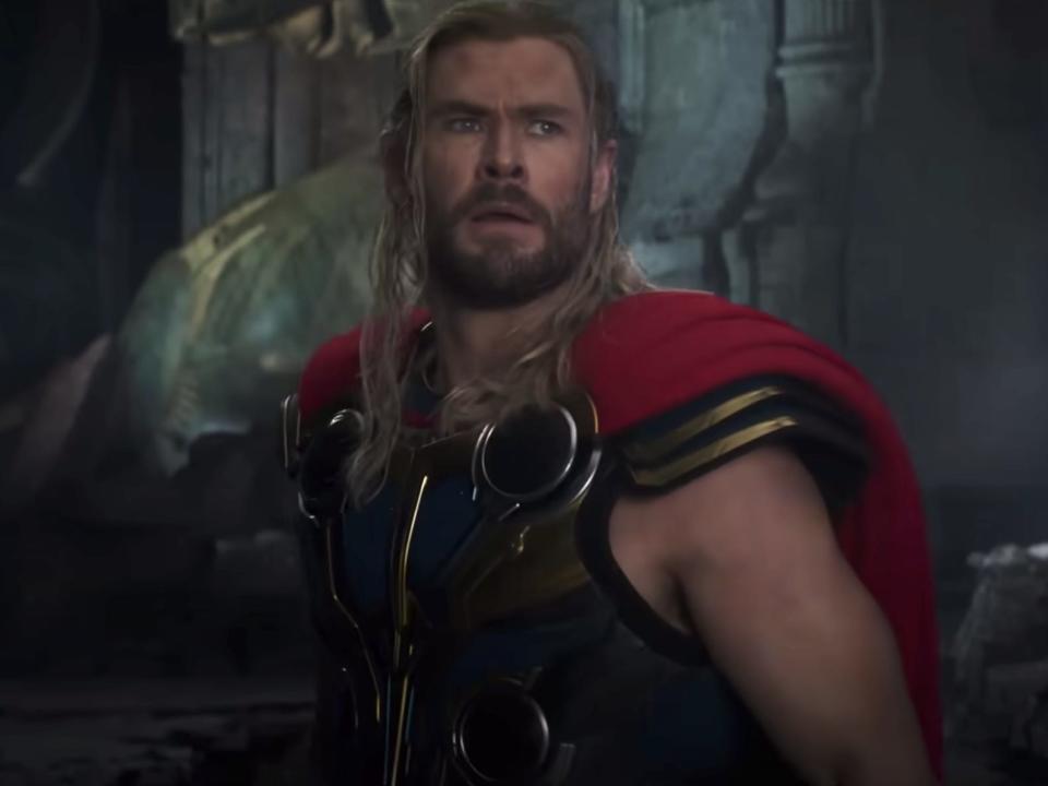 Chris Hemsworth as Thor in "Thor: Love and Thunder."