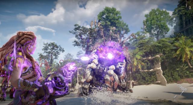 Watch 15 minutes of Horizon Forbidden West gameplay on PS5 - CNET