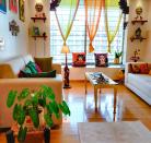 “Though I always wanted a bungalow with a big garden, my husband always wanted a small apartment. When I saw this apartment with huge french windows and two balconies where all my plants would fit, I happily agreed,” says Bhakti of her 3BHK home in Nashik.