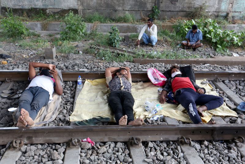 FILE PHOTO: Outbreak of coronavirus disease (COVID-19) in Mumbai