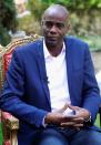 Haiti's President Jovenel Moise speaks with Reuters, in Port-au-Prince