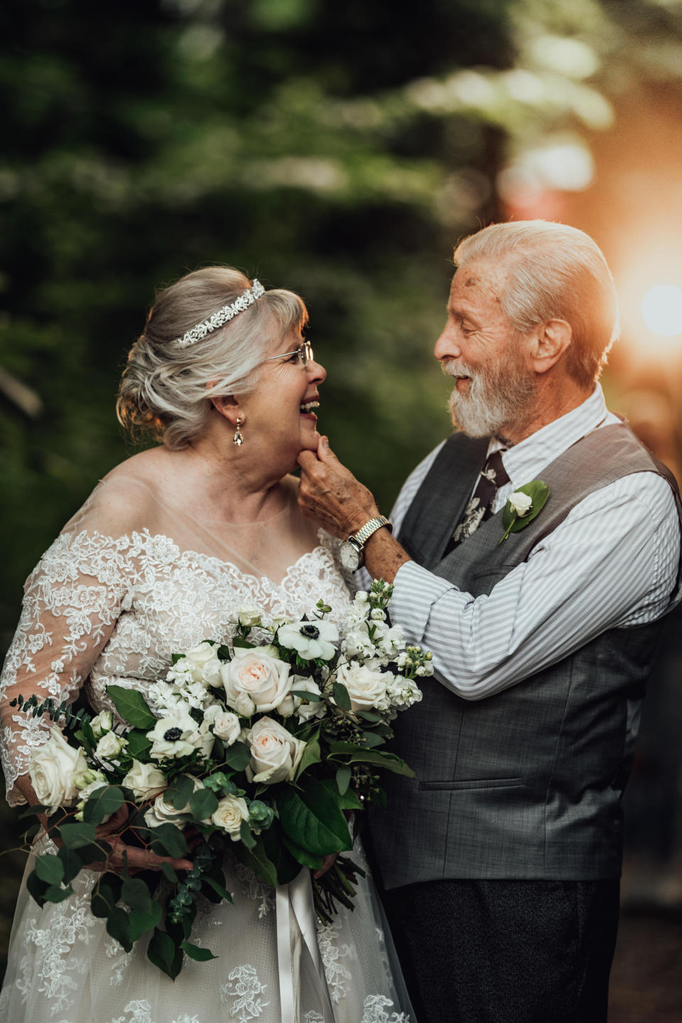 After 60 years of marriage, this couple is still head over heels in love. (Photo: <a href="https://abigailgingeralephotography.com/" target="_blank">Abigail Gingerale Photography</a>)