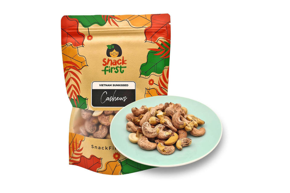 SnackFirst Vietnam Sunkissed Cashew - Roasted With Skin. (Photo: Lazada SG)