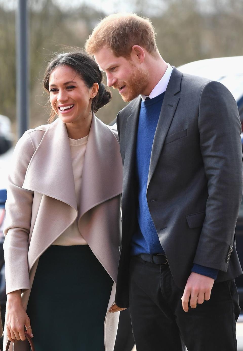 Prince Harry and Meghan Markle arrive in Belfast for a surprise visit.