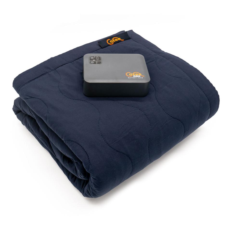 11) Battery Operated Heated Blanket