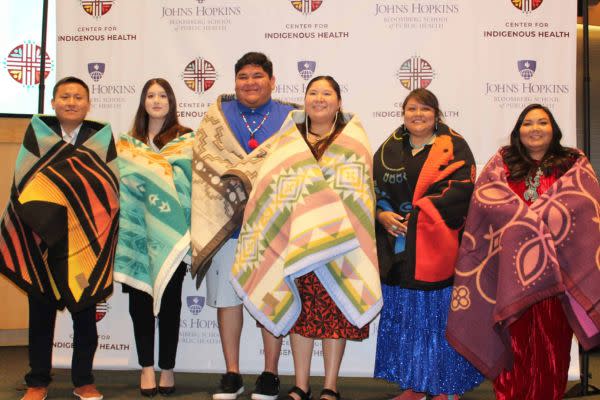 2023 Indigenous graduates of the John Hopkins Bloomberg School Public Health. (photo: Center for Indigenous Health)