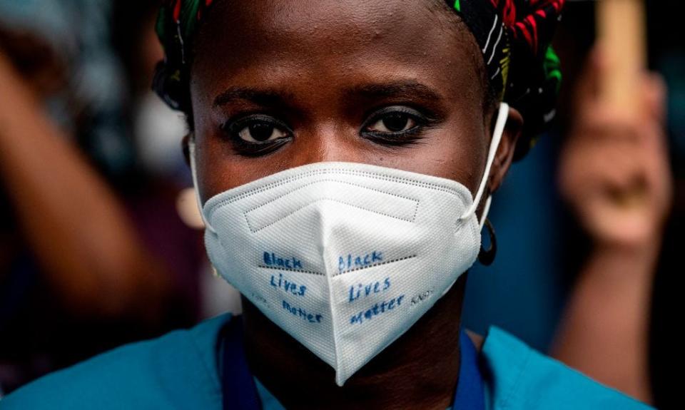 black lives matter nurse