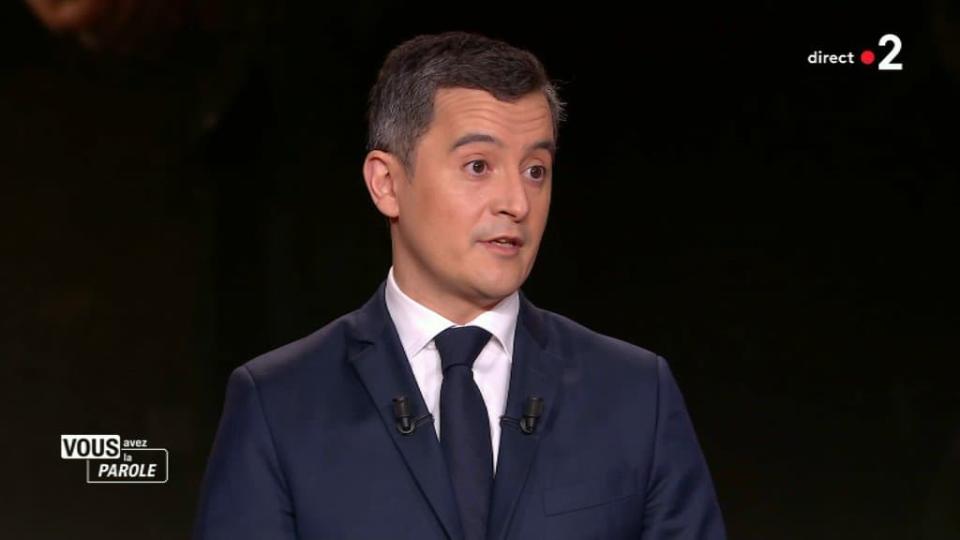 Gérald Darmanin, le 11 février 2021 sur le plateau de France 2. - France 2