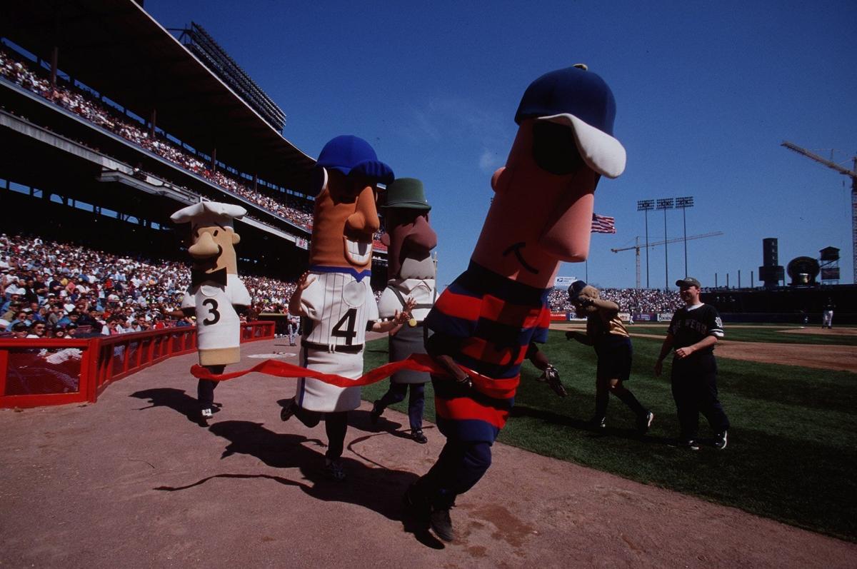 Brewers racing sausages