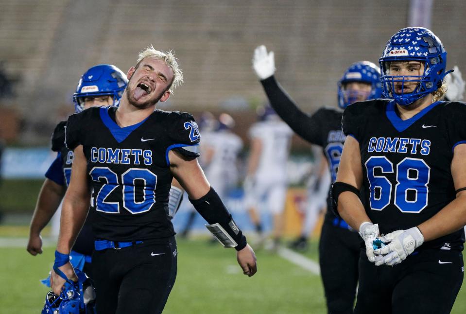 The Marionville Comets take on the North Platte Panthers in the Class 1 State Championship football game at Faurot Field in Columbia, Mo. on Friday, Dec. 1, 2023.