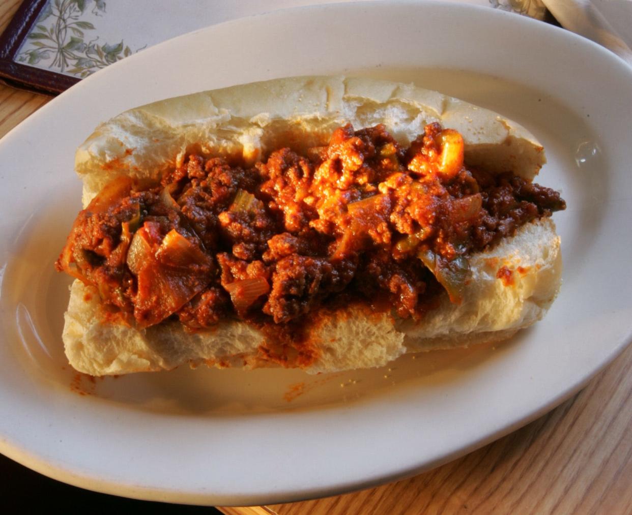 Dynamites are a local dish in Woonsocket, where they have been described as a Sloppy Joe sandwich in a torpedo roll.