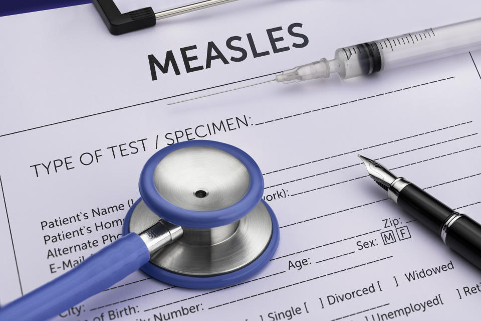 Canada reported 12 cases of measles in 2023. (Image via Getty Images)