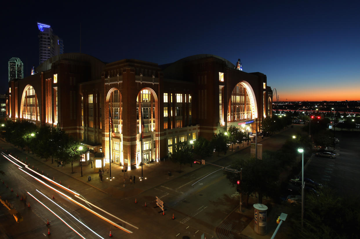 The American Airlines Center — the home of the Dallas Mavericks and Dallas Stars — is now a part of the investigation into the Mavericks front office. (Getty Images)