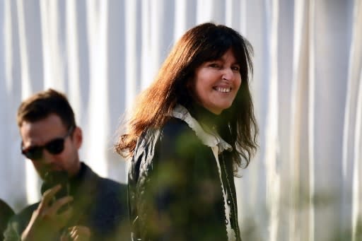 French fashion designer Virginie Viard who took the reins at Chanel after the death of Karl Lagerfeld last year