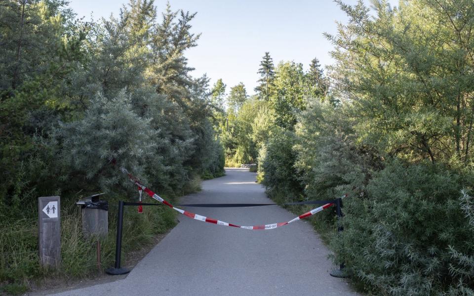 A restricted area at the Zoo Zurich after the accident in the tiger enclosure where a female keeper was attacked and fatally injured by a female tiger - ENNIO LEANZA/EPA-EFE/Shutterstock/Shutterstock