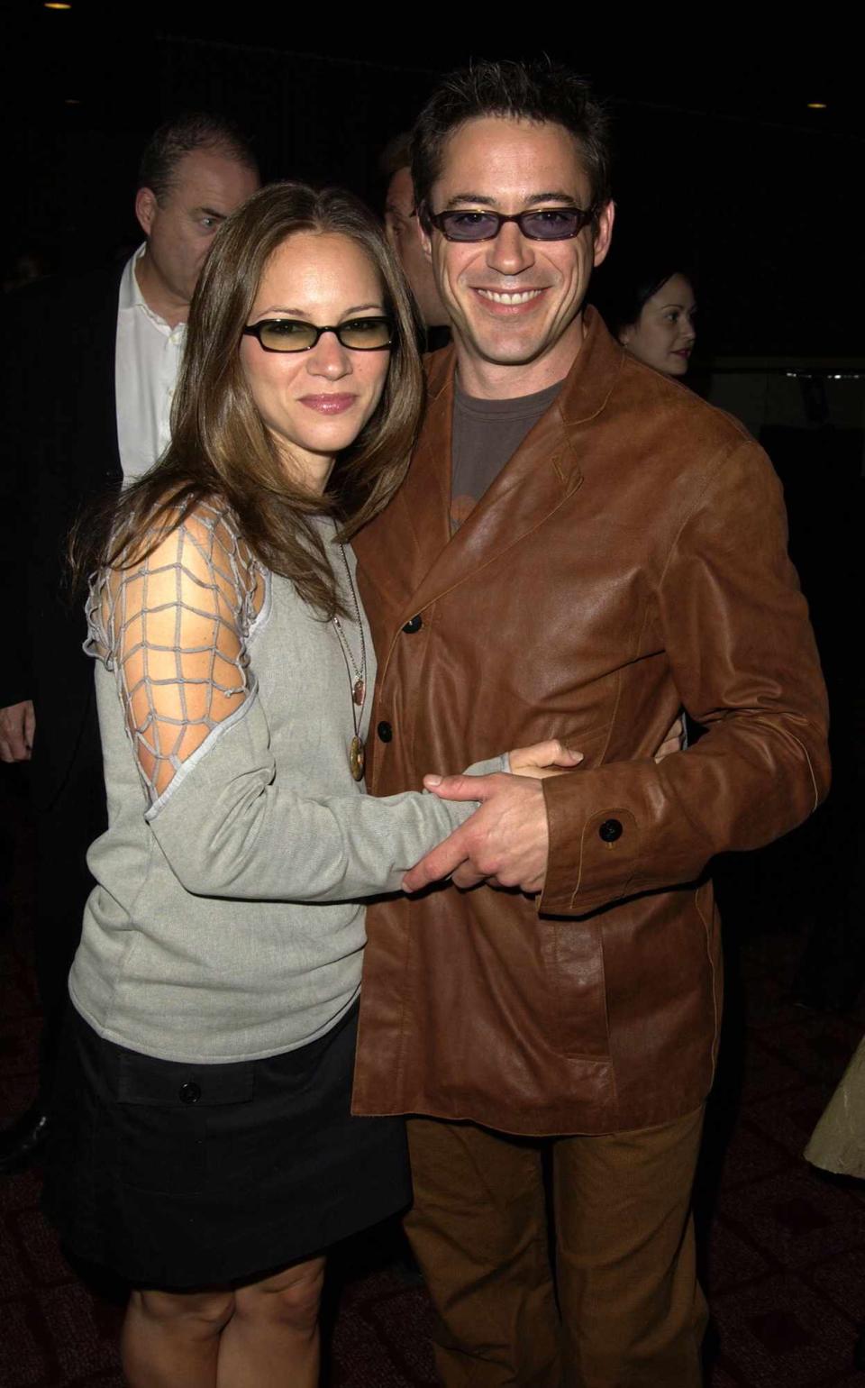 Susan Levin and Robert Downey Jr. during Hollywood Film Festival - Centerpiece Gala Film Premiere - "The Singing Detective" at The Arclight in Hollywood, California, United States