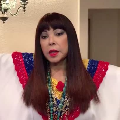 <p>Lila también compartió un mensaje esta semana sobre la crisis de su país. “Venezuela tiene un grave problema y es un régimen al que no lo quieren. Váyanse, dejen a Venezuela en paz”, dijo la cantante en allusion al gobierno de Maduro/Lila Morillo/Instagram </p>