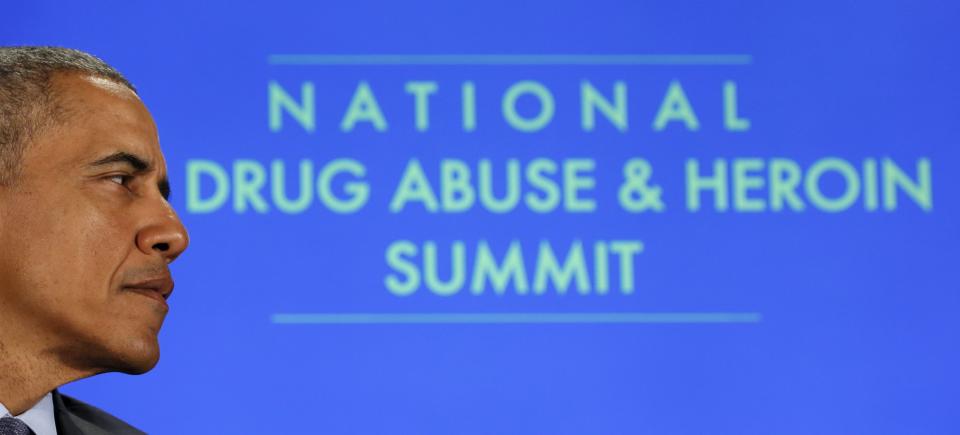 U.S. President Obama participates in a National Rx Drug Abuse and Heroin Summit in Atlanta, Georgia, on March 29, 2016.  (Photo: Kevin Lamarque/Reuters) 