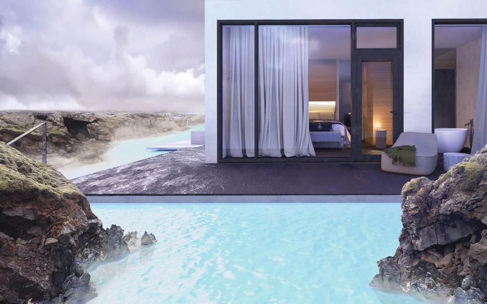 Some of Moss Hotel's guest rooms will have direct access to the Blue Lagoon.